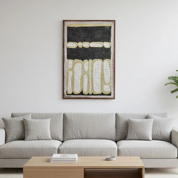 Marrakech Trace Handpainted Wall Art 80X120Cm