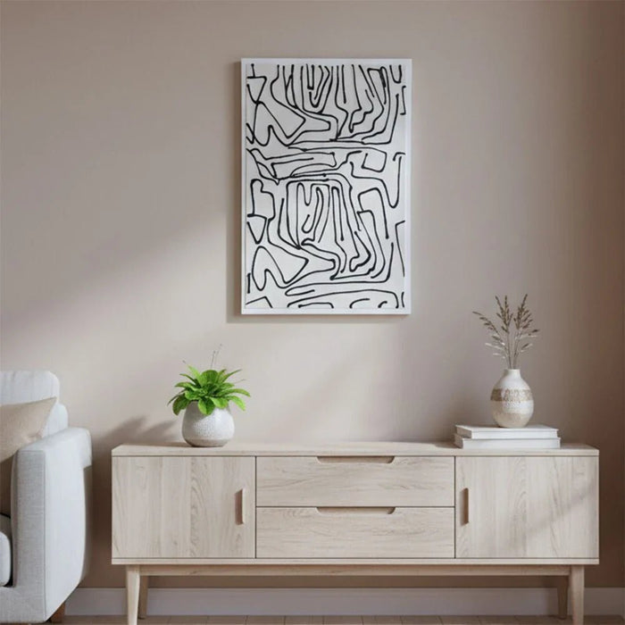 Lymora Labyrinth Oil Painting Wall Art 60X90X3.5CM