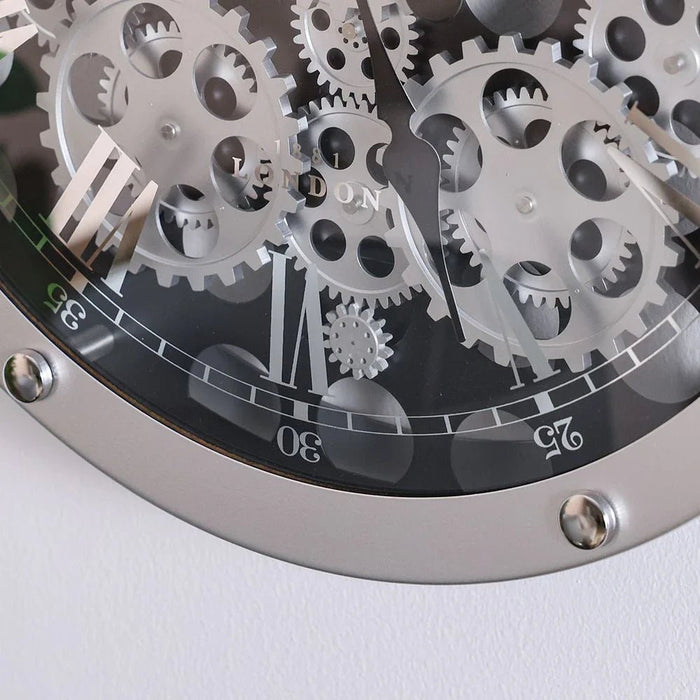 Cambridge Gear Wall Clock-Grey-51x8x51 cm