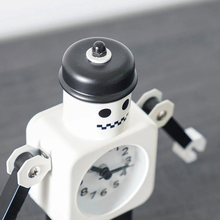 Cambridge Robot Clock 11X4.9X11.2Cm White