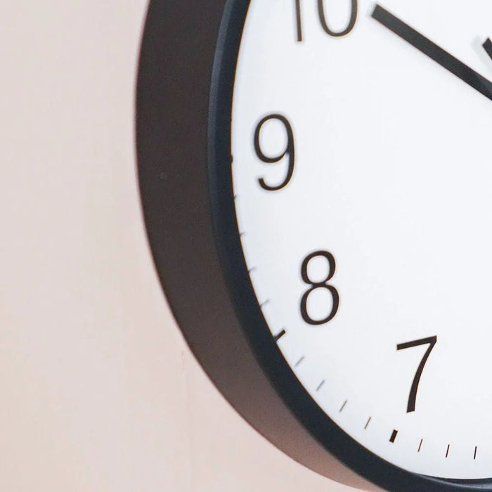 Cambridge Elle White Wall Clock
 25X25X4.5Cm White