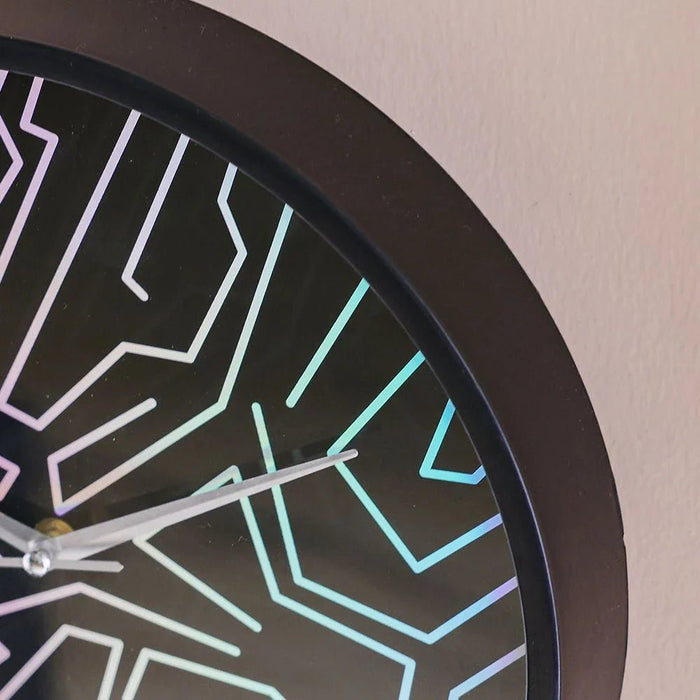 Cambridge Abstract Wall Clock-Black-30x30x4.5 cm