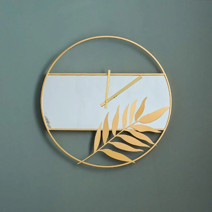 Cambridge Clock In A Mirror Wall Clock
60X60X4Cm Gold