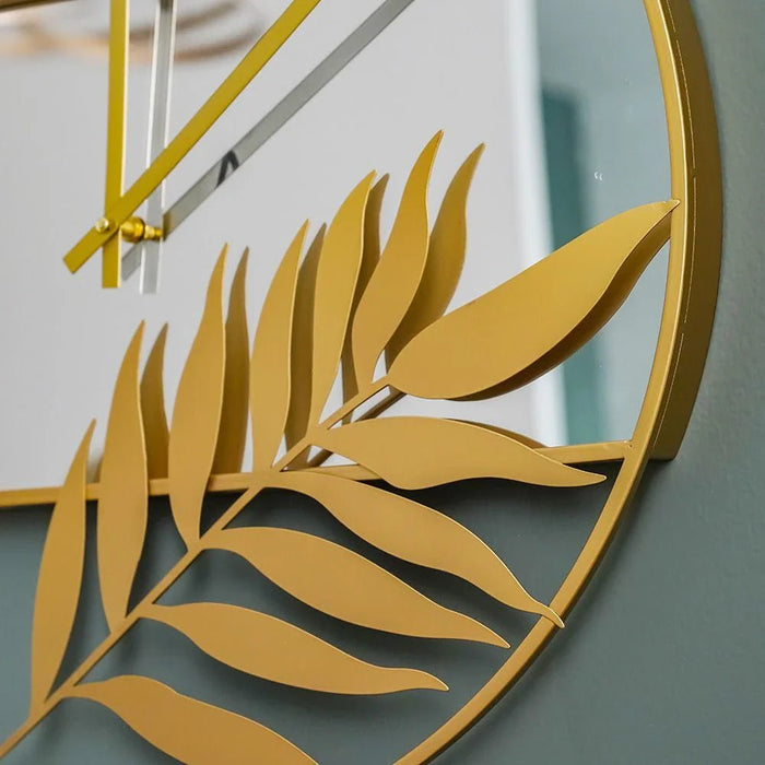 Cambridge Clock In A Mirror Wall Clock
60X60X4Cm Gold