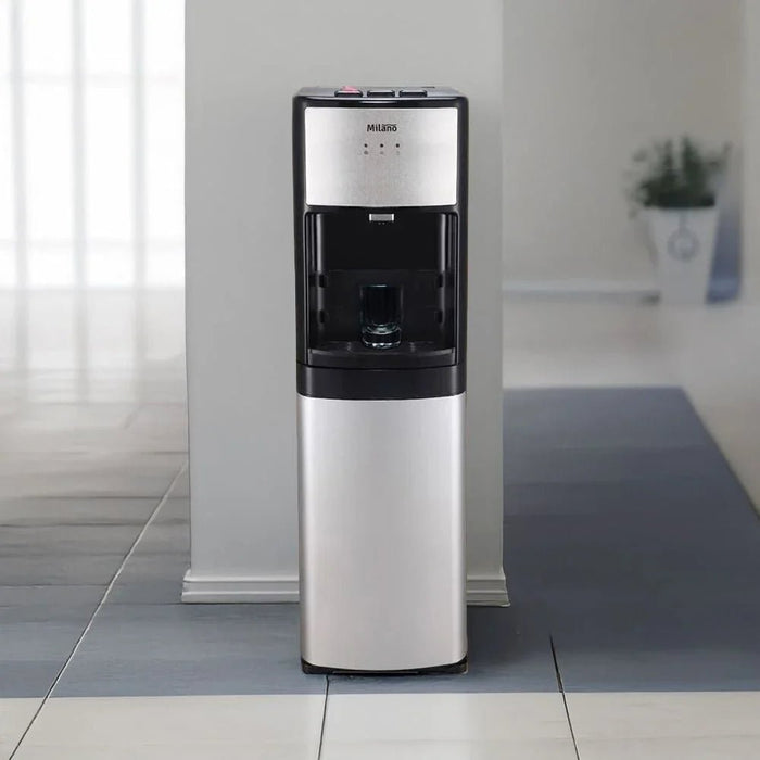 Milano Free Standing Bottom Loading Water Dispenser-SS Panel with Door-Model No. Yl-1639S
