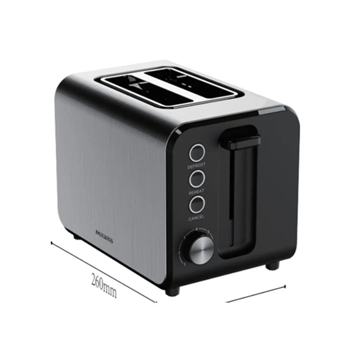 Milano Toaster Ml-2L20W 800-950W Silver