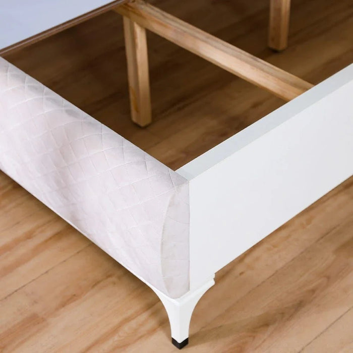 New Aloha 180x200 King Bed-White-With 2-Year Warranty