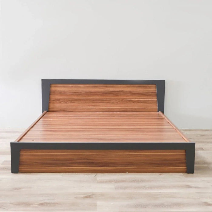 Martina 180x200 King Bed Set + Dresser and Stool - Cherry - With 2-Year Warranty