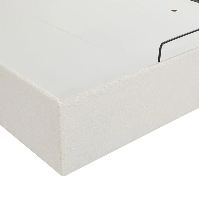 Hendrix 150x200 Queen Bed with Hydraulic storage-White-With 2-Year Warranty