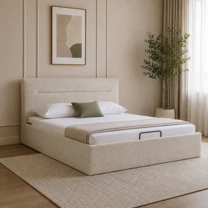 Hendrix 180x200 King Bed with Hydraulic Storage-With 2-Year Warranty