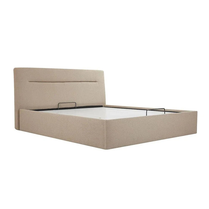 Hendrix 180x200 King Bed with Hydraulic Storage-With 2-Year Warranty Danube Home