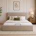 Hendrix 180x200 King Bed with Hydraulic Storage-With 2-Year Warranty Danube Home