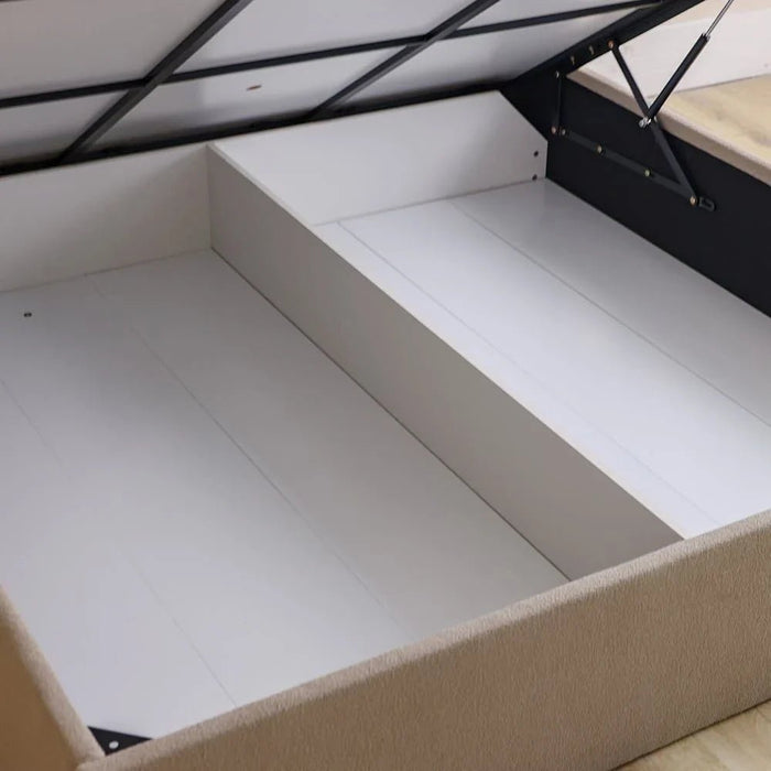 Hendrix 180x200 King Bed with Hydraulic Storage-With 2-Year Warranty Danube Home