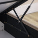 Hendrix 180x200 King Bed with Hydraulic Storage-With 2-Year Warranty Danube Home