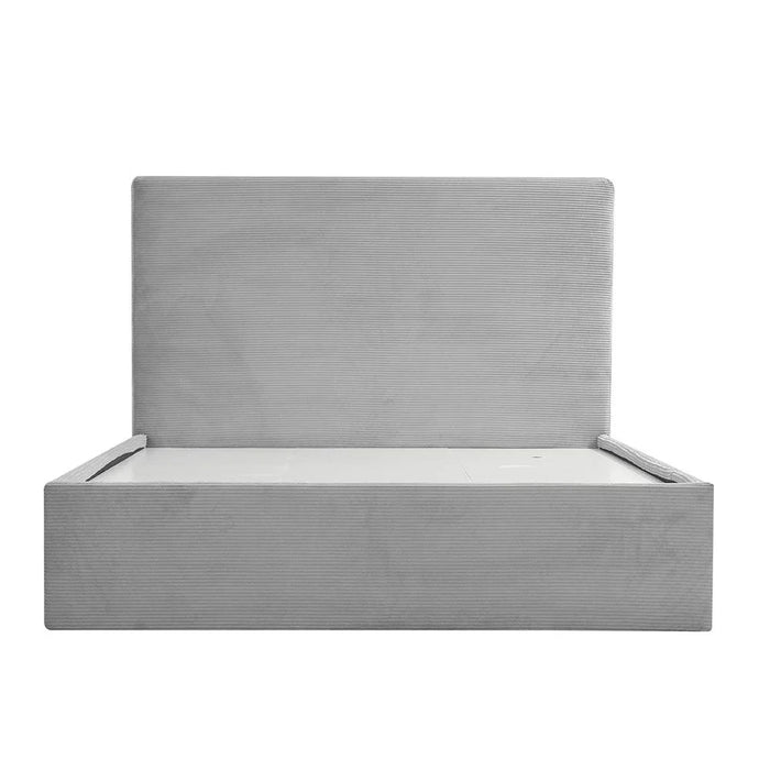Wesley 150x200 Queen Bed with 4 Drawers-Dark Grey-With 2-Year Warranty