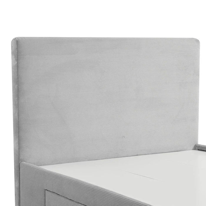 Wesley 150x200 Queen Bed with 4 Drawers-Dark Grey-With 2-Year Warranty