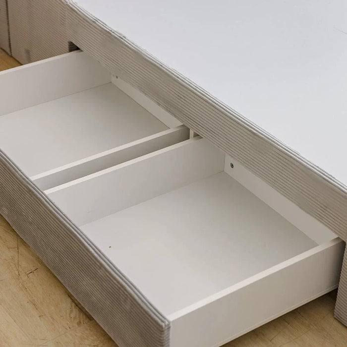 Wesley 180x200 King Bed with 4 Drawers-Dark Grey-With 2-Year Warranty