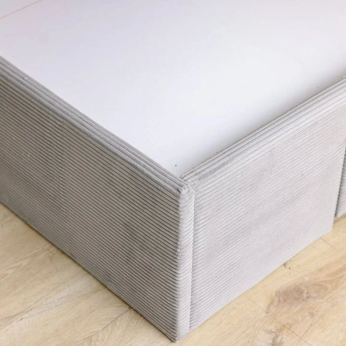 Wesley 180x200 King Bed with 4 Drawers-Dark Grey-With 2-Year Warranty