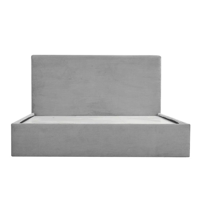 Wesley 180x200 King Bed with 4 Drawers-Dark Grey-With 2-Year Warranty