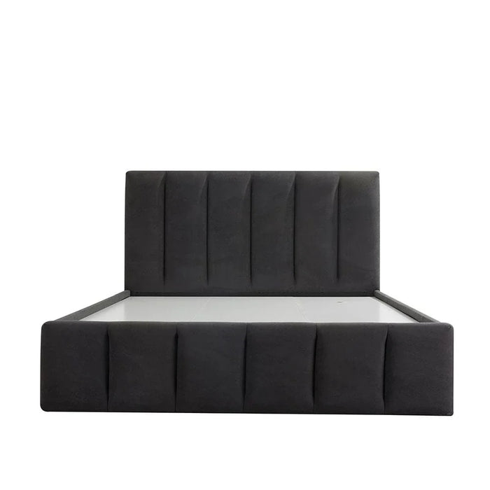 Vista 150x200 Queen Bed with 4 Drawers-Black-With 2-Year Warranty