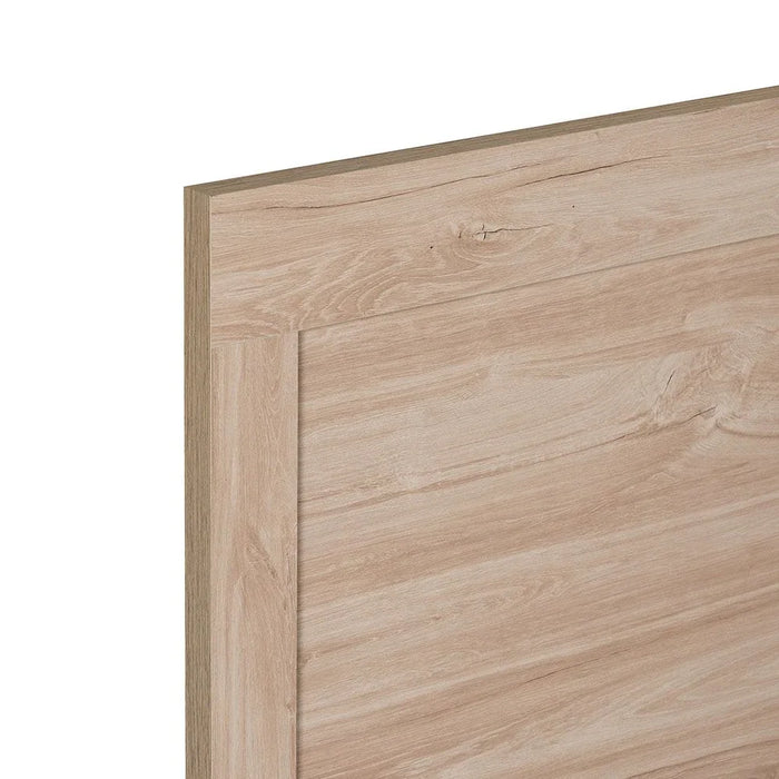 Bolivar 180x200 King Bed with 2-Front Drawer Storage - Vintage Oak - With 2-Year Warranty