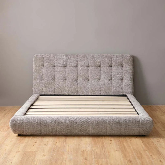 Aragon 180x200 Platform King Bed-Dark Grey-With 2-Year Warranty