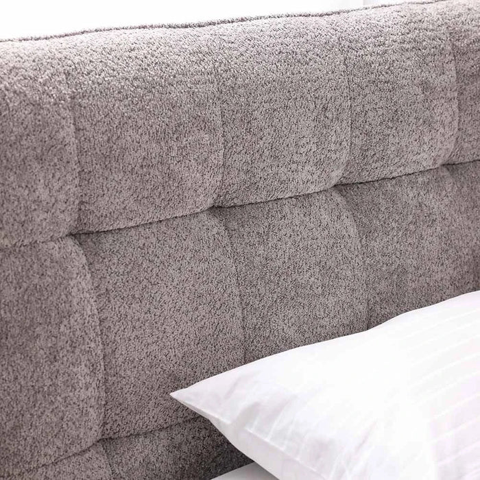 Aragon 180x200 Platform King Bed-Dark Grey-With 2-Year Warranty