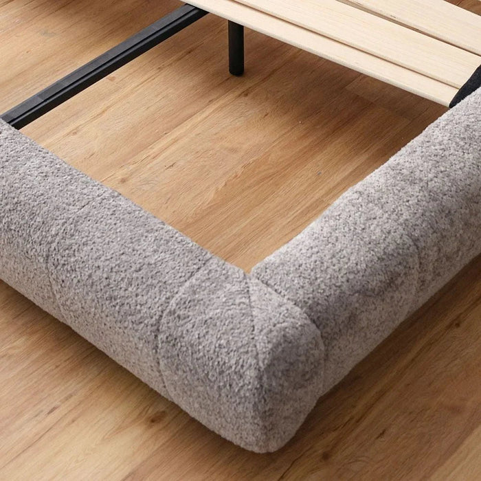 Aragon 180x200 Platform King Bed-Dark Grey-With 2-Year Warranty