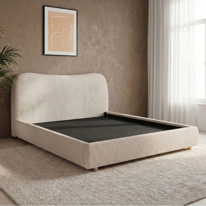 Eternal 150x200 Queen Bed - Beige - With 2-Year Warranty