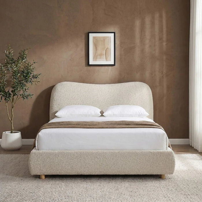Eternal 150x200 Queen Bed - Beige - With 2-Year Warranty