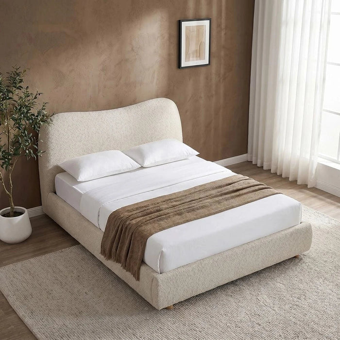Eternal 150x200 Queen Bed - Beige - With 2-Year Warranty