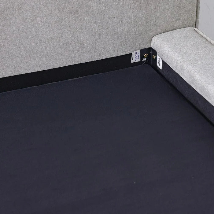 Delano 180x200 King Bed-Grey-With 2-Year Warranty