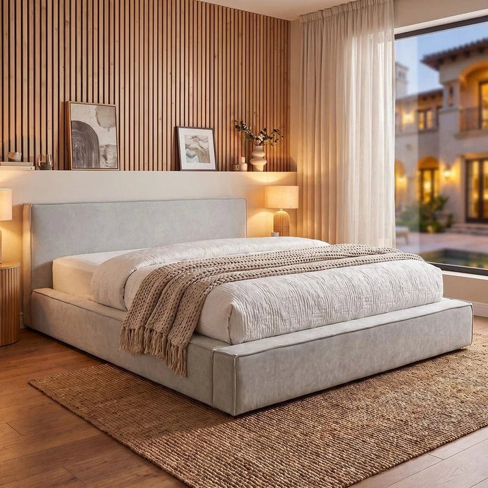 Delano 180x200 King Bed-Grey-With 2-Year Warranty