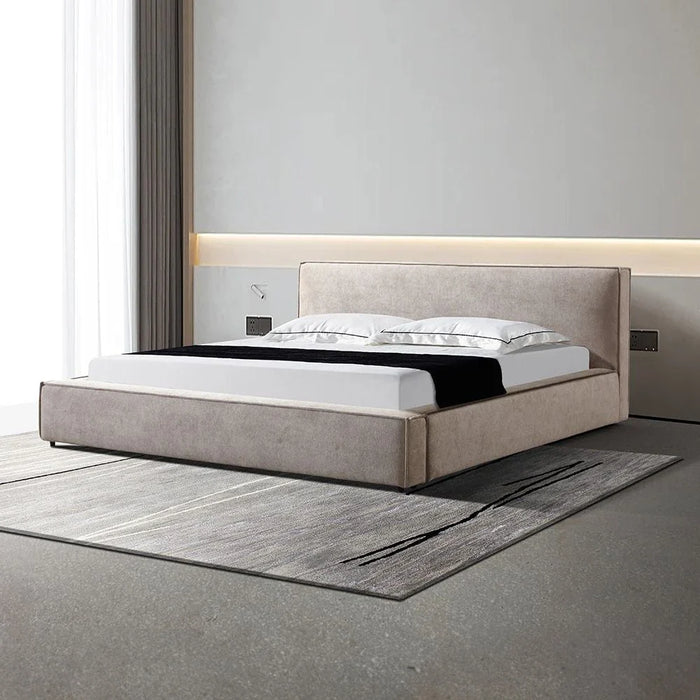 Delano 180x200 King Bed-Light Brown-With 2-Year Warranty