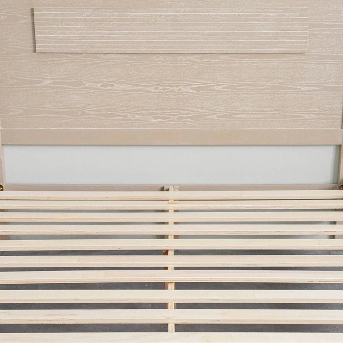 Ryan 150x200 Queen Bed-Antique Grey Ash Veneer-With 2-Year Warranty