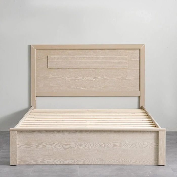 Ryan 150x200 Queen Bed-Antique Grey Ash Veneer-With 2-Year Warranty