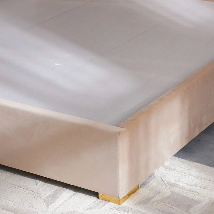 New Poliana 200x200 Super King Bed-Beige-With 2-Year Warranty