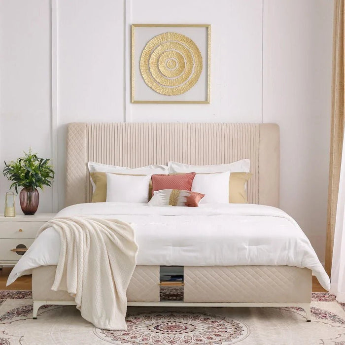New Aloha 200x200 Super King Bed-White-With 2-Year Warranty