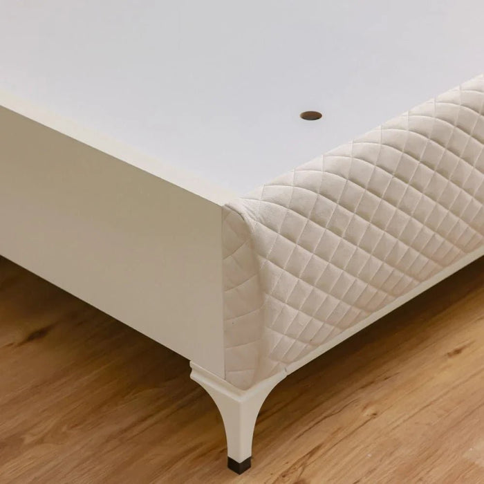 New Aloha 200x200 Super King Bed-White-With 2-Year Warranty