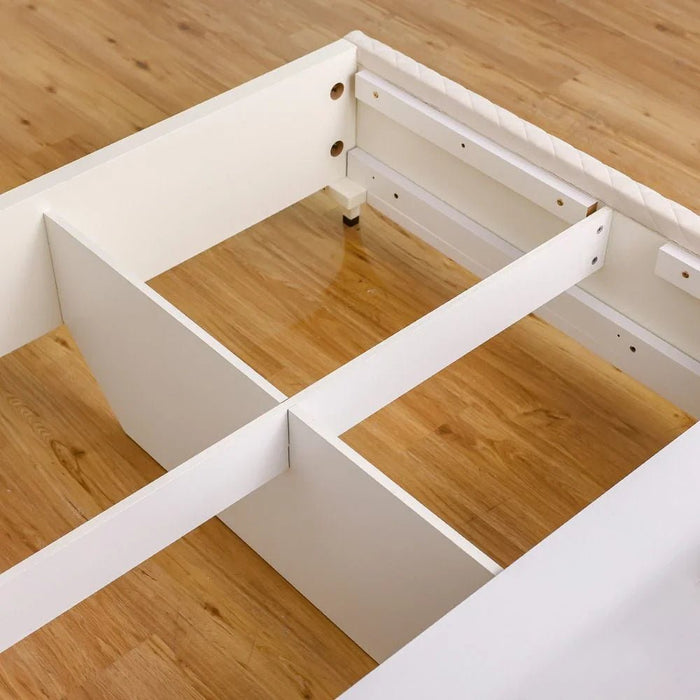 New Aloha 200x200 Super King Bed-White-With 2-Year Warranty