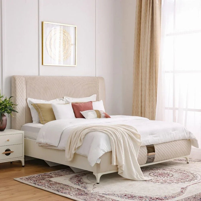 New Aloha 200x200 Super King Bed-White-With 2-Year Warranty