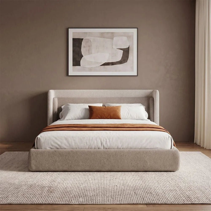 Ultima 180x200 Upholstered King Bed-Grey-With 2-Year Warranty