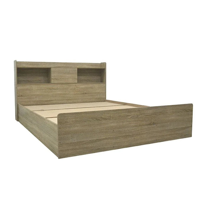 Supreme 160x200 Queen Bed-French Sonoma Oak-With 2-Year Warranty