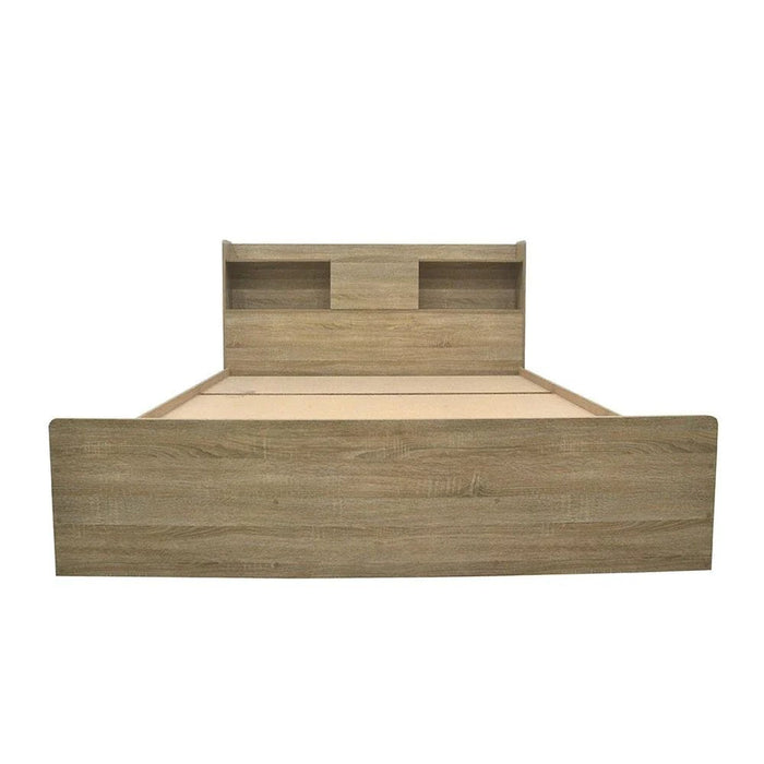Supreme 160x200 Queen Bed-French Sonoma Oak-With 2-Year Warranty
