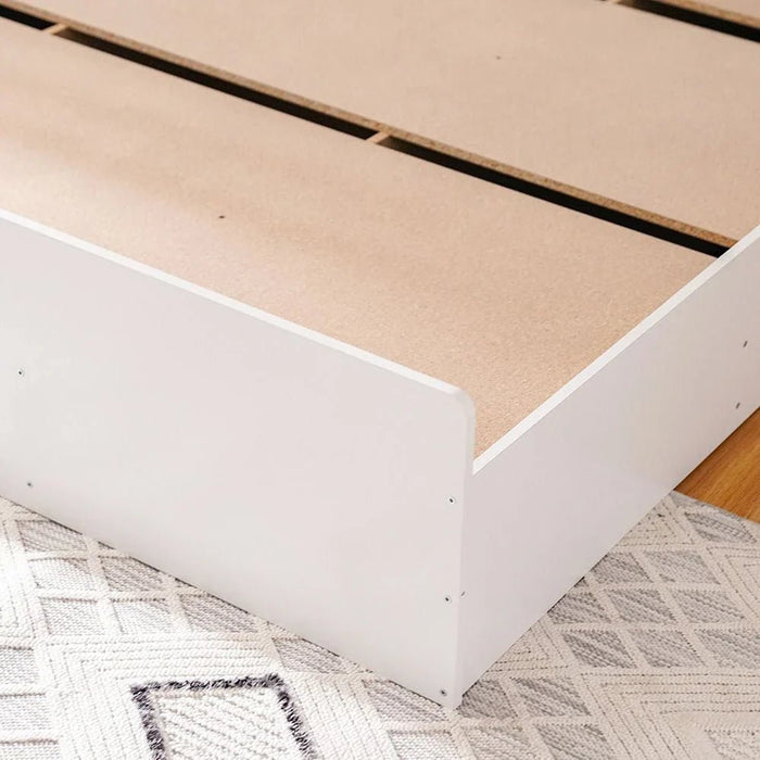 Supreme 180x200 King Bed-White-With 2-Year Warranty