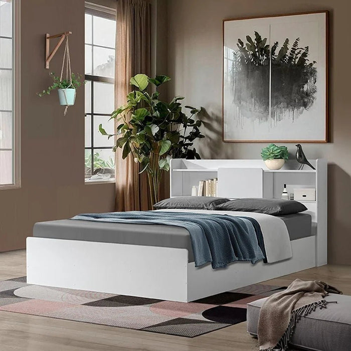 Supreme 180x200 King Bed-White-With 2-Year Warranty