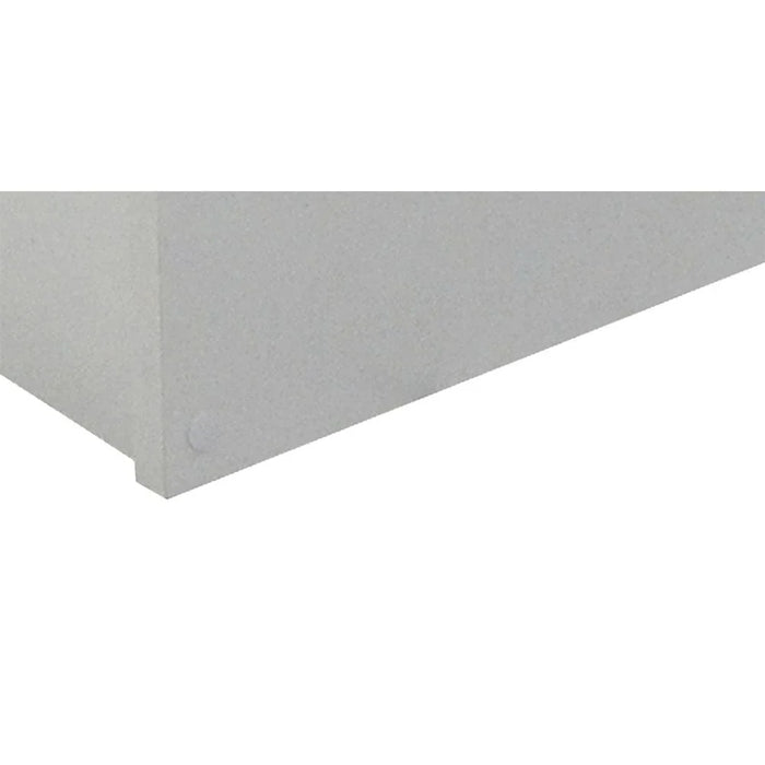 Supreme 180x200 King Bed-White-With 2-Year Warranty