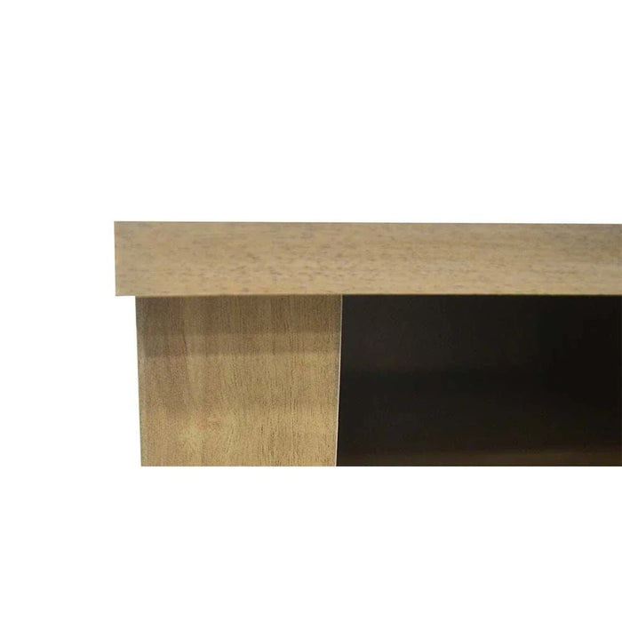 Athens 180x200 King Bed Set with 2 Nightstands & Dresser/Mirror-Light Oak-With 2-Year Warranty