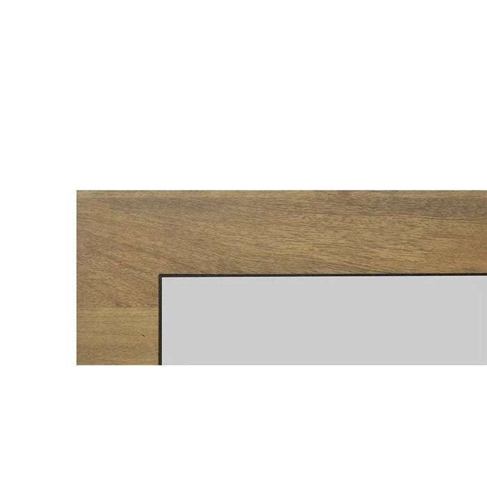 Athens 180x200 King Bed Set with 2 Nightstands & Dresser/Mirror-Light Oak-With 2-Year Warranty
