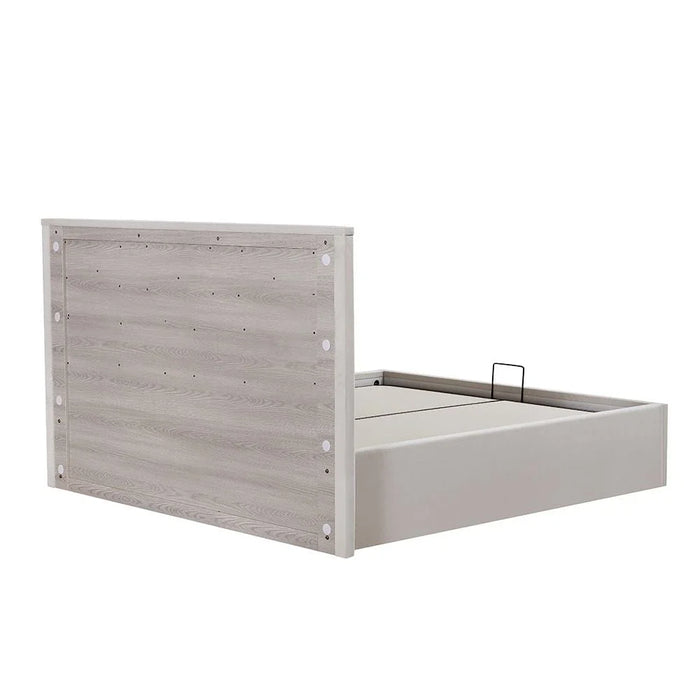 Trevor 180 X 200 King Bed With Hydraulic Underbed Storage-Beige